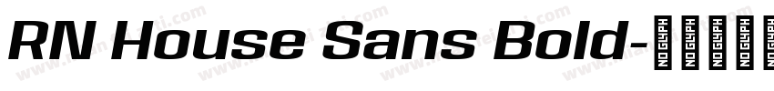 RN House Sans Bold字体转换
